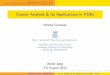 Fourier Analysis & Its Applications in PDEspersonal.fmipa.itb.ac.id/hgunawan/files/2010/08/wide2010-part-2.pdf · Tiga Operator Integral Penting Persamaan Gelombang dan Fungsi Maksimal