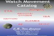 Watch Movement Catalog - C.R. Time Movement    Watch Movement Catalog. C.R. Time Company
