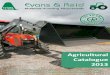 Agricultural Catalogue 2013 - Telehandler Centre · Agricultural Catalogue 2013 . Materials Handling Attachments ... Bucket Sweeper Unit PART number A0003 Bucket sweepers (fully galvanized,