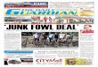 ‘JUNK FOWL DEAL’ - The Daily Guardian · 2017-11-20 · St o r y o N pa g e p2 ... charges for violation of Republic Act 7610 (Anti-Child Abuse Law) and RA 10175 (Cybercrime 