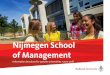 Nijmegen School of Management - University of …umanitoba.ca/faculties/management/programs/... · Courses offered at Nijmegen School of Management 17 List of partner universities