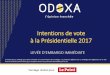 Intentions de vote à la Présidentielle 2017 - odoxa.fr · Gaël Sliman, Président d’Odoxa @gaelsliman. Chapitre 1 Intentions de vote au 1er tour