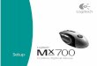 Logitech MX700 · Logitech ® MX ™ 700 Cordless Optical Mouse 1 Welcome Bienvenido Bienvenue Bem-vindo English This guide gives you what you need to get