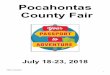 Pocahontas County Fair - extension.iastate.edu · 3 4:30-5:30 p.m. Sheep Weigh-in 4:30-6:30 p.m. Open Bucket Calf and Lamb Class may be stalled 3:00 p.m. Dog Obedience & Dog Agility