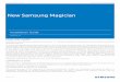 New Samsung Magician · 3) Magician cannot guarantee that Over Provisioning scans disk’s partition layout properly, if partition information had been changed during scanning. 4)