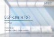 BGP dansle ToR - FRNOGmedia.frnog.org/FRnOG_23/FRnOG_23-5.pdf · BGP dansle ToR Antoine Sibout Datacenter Architect –Juniper Networks FRnOG23. L2/L3 L2/L3 L3 L3 ... Choixd’un