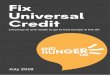 Fix Universal Credit - endhungeruk.orgendhungeruk.org/wp-content/uploads/2018/07/Fix-Universal-Credit-a... · EVERYBODY SHOULD HAVE ACCESS TO GOOD FOOD NOBODY SHOULD HAVE TO GO TO