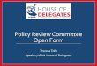 Policy Review Committee Open Form Policy... · Policy Review Committee Open Form ... A single set of pricing rules, eliminating class-of-trade distinctions, for medications, medication