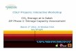 CSLF Projects: Interactive Workshop CO2 Storage … · 3/1/2011 · CSLF Projects: Interactive Workshop CO 2 Storage at In Salah JIP Phase 1: Storaggpye Capacity Assessment ... Summary