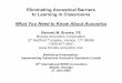 Eliminating Acoustical Barriers - Brooks Acoustics Classroom Acoustics presentation 6... · Eliminating Acoustical Barriers to Learning in Classrooms ... (ANSI S12.2-1995) Room 209