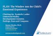 PLAY: The Window into the Child’s Emotional Experiences · PLAY: The Window into the Child’s Emotional Experiences Climbing the Symbolic Ladder Understand Reality Developmental