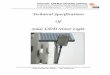 TechnTechnical Specifications ical Specifications ical ... - Photon Solarphotonsolar.in/pdfdocs/Solar LED Street Light - Technical Specs.pdf · TechnTechnical Specifications ical