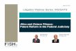 Alice and Octane Fitness Patent Reform in the … · Alice and Octane Fitness: Patent Reform in the Federal Judiciary May 20, 2015 Litigation Webinar Series: ... • Judiciary also