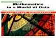 INTRODUCTORY ALGEBRA Mathematics in a World … · INTRODUCTORY ALGEBRA Mathematics in a World of Data BURRILL, CLIFFORD, ... The modules offer materials that integrate data analysis
