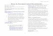 How to Format Court Documents - … · How to Format Court Documents Should I use this? Yes, if you are doing your own court papers ... an office supply store and copy your form on