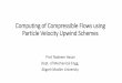Computing of Compressible Flows using Particle … flow... · Compressible flow: Physical Aspects •Significant Variations in density of a fluid particle caused by pressure variations