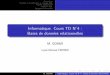 Informatique. Cours TD N°4 : Bases de données relationnellesmichel.goumi.free.fr/index_files/Synthese_Cours_6_BDR.pdf · G en eralit es Cr eation et modi cation en langage SQL Alg