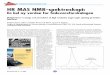 HR MAS NMR-spektroskopi - kemifokus.dk · 31 dansk kemi, 86, nr. 11, 2005 FØDEVAREANALYSE multiparametriske metaboliske respons fra levende organismer til patofysiologiske stimuli