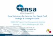 Ensa Solutions for Interim Dry Spent Fuel Storage ... · Ensa Solutions for Interim Dry Spent Fuel Storage & Transportation INMM 31st Spent Fuel Management Seminar January 12, 2016,