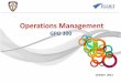 Operations Management - piimt. amine.moustanjidi@gmail.com Levels of operations analysis Examples