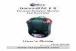 GammaRAE II R Personal Radiation Monitor And Dosimeter ... · Personal Radiation Monitor And Dosimeter P/N 047-4505-000 Revision D, December 2010. Read Before Operating ... Le fonctionnement