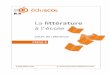 La littérature à l'école - Listes de référence - Cycle 3pedagogie.ac-toulouse.fr/lotec/EspaceCahors1/spip/IMG/pdf/LISTE_DE... · choisir dans la production éditoriale proposant