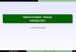 Administration réseau Introduction - dept-info.labri.frdept-info.labri.fr/~guermouc/AR/cours/cours1.pdf · Organisation du module 26h de cours + 28h de travaux pratiques ... 1. en