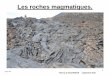 Les roches magmatiques - GEOLOGIE RANDONNEURSgeologierandonneurs.fr/pdfcours/Les roches magmatiques.pdf · Quelques références: Abordables: « Roches et minéraux » C. Pellant