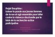 Projet Dauphine : Laisser la parole aux jeunes femmes .de la rue et agir ensemble pour lutter contre