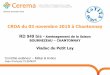 CROA du 03 novembre 2015 à Chantonnay RD 949 bis ... · 03 novembre 2015 CROA – RD949bis Viaduc du Petit Lay 10/30 Le Plan Qualité Charpente métallique Doit définir la démarche