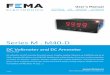 Series M . M40-D - brj.dkbrj.dk/wp-content/uploads/2015/03/2149_M40-D_manual_i-2.pdf · Series M . M40-D DC Voltmeter and DC Ammeter DC voltmeter and DC ammeter for panel mount. Scalable