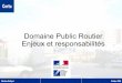 Domaine Public Routier Enjeux et responsabilitésvoiriepourtous.cerema.fr/IMG/pdf/cnfpt69_dpr_ch._deffayet_cle5cba... · • Norme NF P 98-331 –Tranchées : ouverture, remblayage,