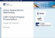 CSP FoSyS Presentation - ESA Business Applications - Kraas - CSP... · The presentation has been compiled solely on the basis of the company’s business model and range of services,