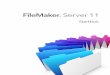 FileMaker Server 11 · Här hittar du inställningarna för FileMaker Server 9, 10 och 11 58 Steg 3. Stoppa FileMaker Server 58 Steg 4. Gör en kopia av databaser, manus och plugin-program