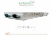CRHE-H - Utek - Ventilazione Meccanica Controllata · Air flow 3[m /s] P o wer [[W] P r e s s ure P a Air flow [m3/h] CRHE-H 2300 CRHE-H 3400 Max MIn Max Min Pressure Power Max MIn