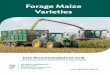 Forage Maize Varieties - agriculture.gov.ie · Forage Maize Varieties Irish Recommended List 2018 CROPS EVALUATION AND CERTIFICATION DIVISION 