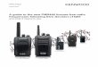 A guide to the new PMR446 license-free radio … · PMR446 (Personal Mobile Radio 446) was conceived as a European licence-free two-way radio system and was introduced in Ireland