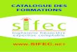 20160506140520 CATALOGUE SIFEC - Sifec Cabinet- … · Contractuel PLAN D'AFFAIRES - BUDGET ... Manager, Directeur financier, Contrôleur interne, Contrôleur de gestion, Audi- teur