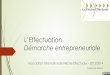 L’Effectuation Démarche entrepreneuriale - Sylvain … · D’où vient l’Effectuation ? ! Issue de la thèse de Saras Sarasvathy en 2001 ! Sélection de 27 entrepreneurs (plusieurs