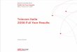 Telecom Italia 2008 Full Year Results · GRUPPO TELECOM ITALIA 2008 Full Year Results Milan, February 27th, ... -336-382. IIIQ . IVQ . 2008. IQ . IIQ . ... 98 107 121. 2008 Full Year