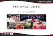 Brochure 2015 mariage Atelier Traiteur Derni re version) · A travers cette brochure, découvrez toutes les explications et informations nécessaires à ... à l’assiette. Nos équipements