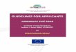 GUIDELINES FOR APPLICANTS - gov.si · GUIDELINES FOR APPLICANTS ARIMNet2 Call 2016 SUBMIT YOUR PROPOSAL ... Mrs Sanaa Zebakh Institut Agronomique et Vétérinaire Hassan II (Morocco)
