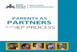 PARENTS AS PARTNERS - Utah Parent Centerutahparentcenter.org/wp-content/uploads/2015/10/Parents-as-Partners... · parent appointed by the LEA to represent them must have a surrogate