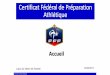 Certificat Fédéral de Préparation Athlétique - lfpl.fff.fr · Direction Technique Nationale Module 4 –Bloc 2 Les compétences visées Ec: être capable -Ec de connaître les