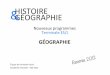 Programme Géo Terminale - Accueilhistoire-geo.ac- · PDF file- Thème 2 : Les dynamiques de la mondialisation (18-20 heures). La mondialisation en fonctionnement. Les territoires
