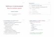 Inférence et raisonnement I- Introduction aux systèmes ...antoine/Courses/AGRO/Cours-IA/Tr-SE-1x4.pdf · Mémoire ! de travail! Base de ! connaissances! Module ! d’interface!