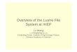 Overview of the Lustre File System at IHEP [兼容模式] · – /var/log/message integrated with Syslog-ng • Reference – Lustre Manual – Discussion List. Problems and SolutionsProblems