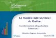 Le modèle intersectoriel du Québec · Le modèle intersectoriel du Québec Fonctionnement et applications Édition 2017 ... classer les impacts dans la chaîne de production selon