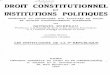 S* DROIT CONSTITUTIONNEL INSTITUTIONS … · s* '/ 7 t-droit constitutionnel et institutions politiques conforme au programme des facultÉs de droit et Écoles d'enseignement supÉrieur