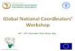 Global National Coordinators’ Workshop · Commission Economique du Bétail, de la Viande et des Ressources Halieutiques . By LIMAN MOHAMA CEBEVIRHA . 1. Specific objectives of the